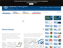 Tablet Screenshot of madridejos.es